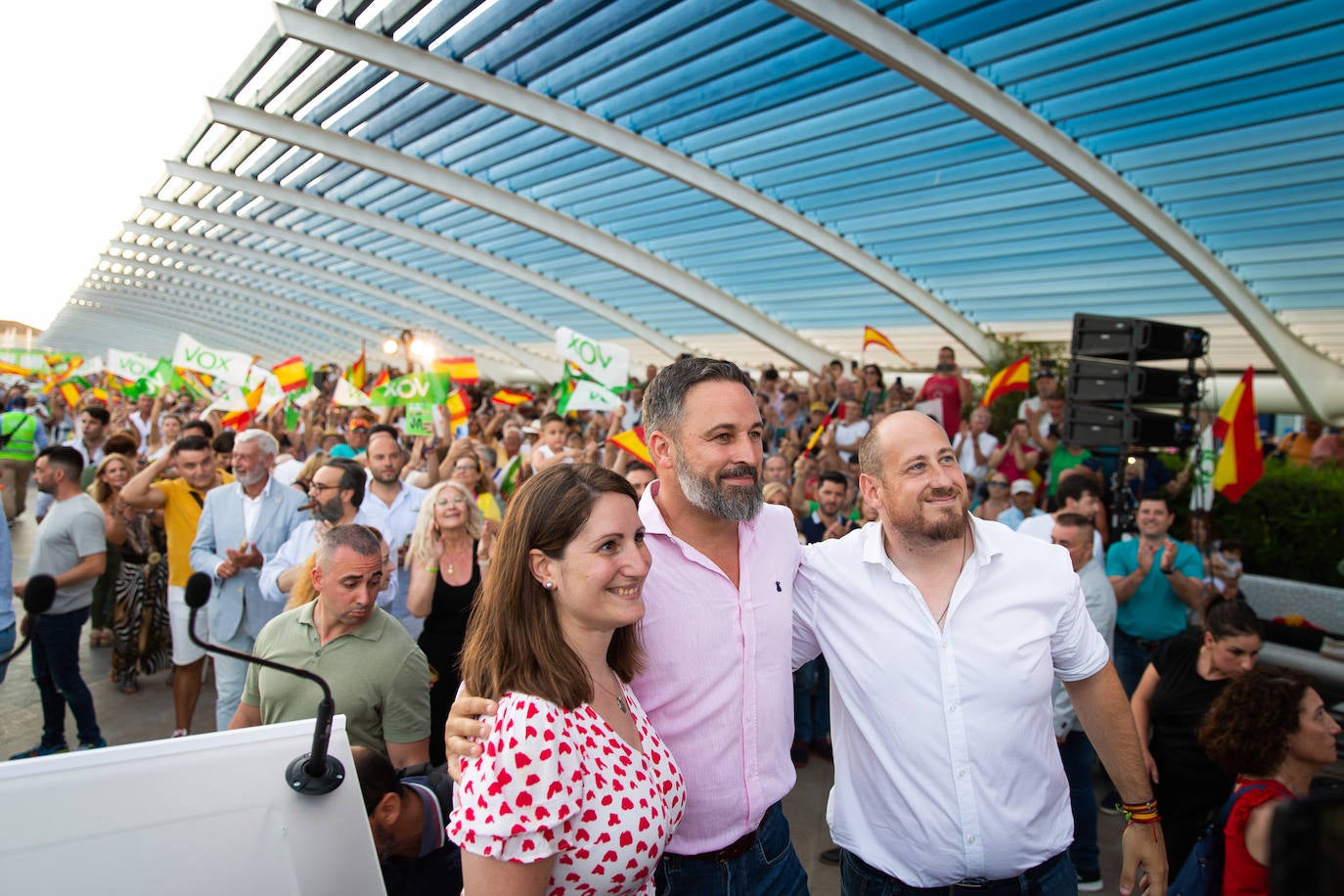 Las imágenes de la visita de Santiago Abascal a Torrevieja