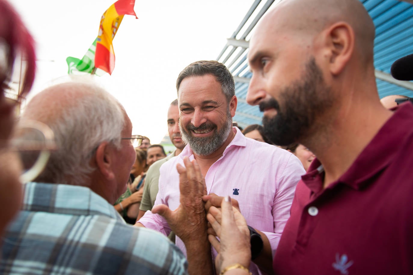 Las imágenes de la visita de Santiago Abascal a Torrevieja