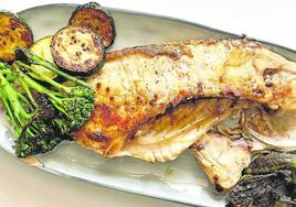 Pargo a la plancha con verduras