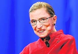 Ruth Bader Ginsburg.