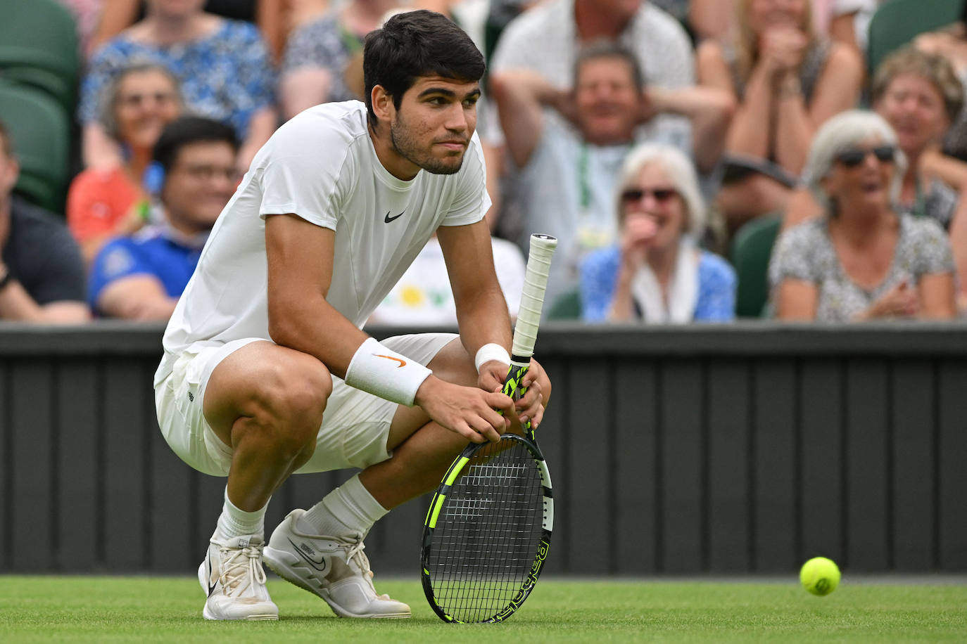 El partido entre Carlos Alcaraz y Jarry en Wimbledon, en imágenes