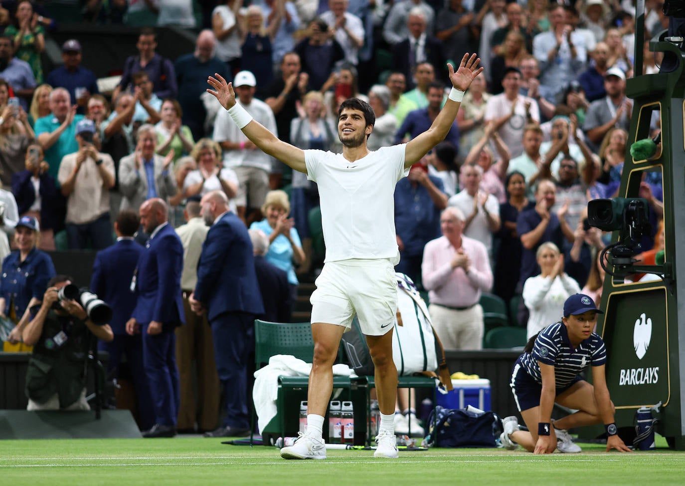 Las imágenes del partido Carlos Alcaraz y Matteo Berrettini