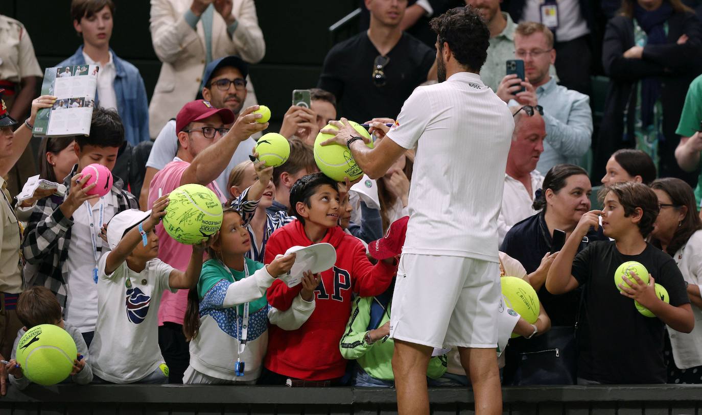 Las imágenes del partido Carlos Alcaraz y Matteo Berrettini