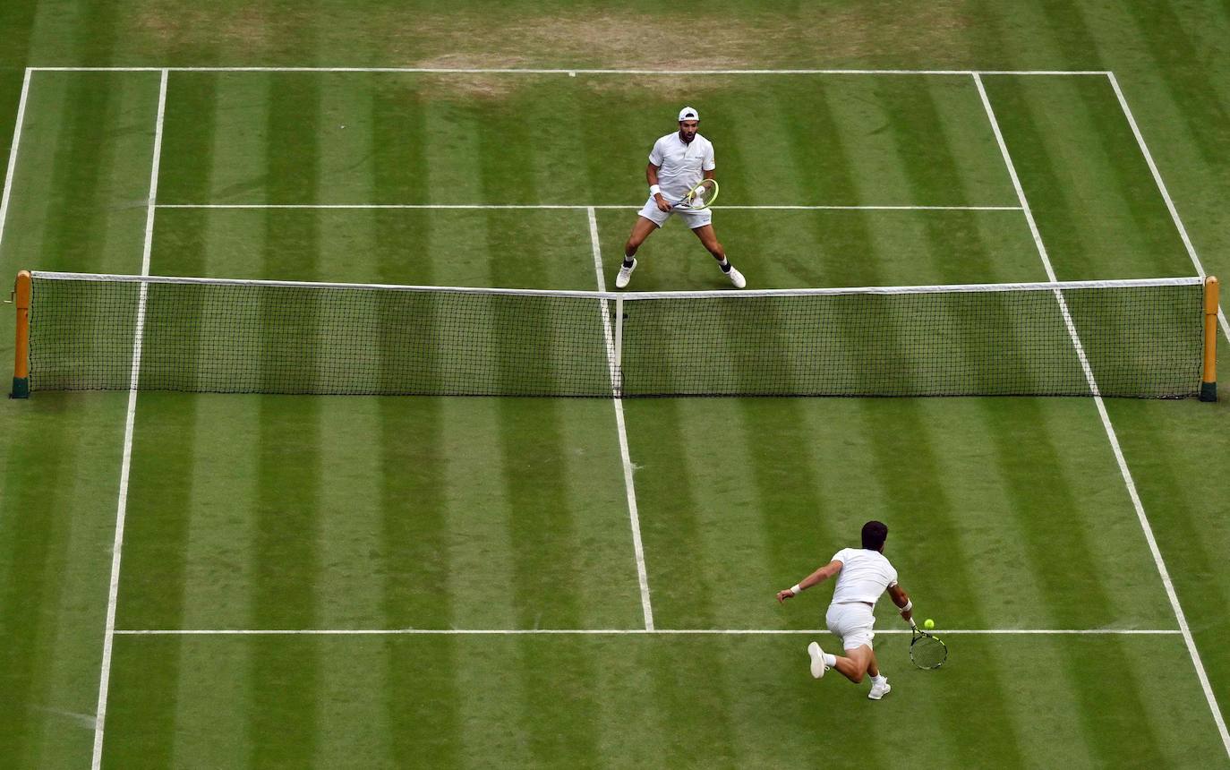 Las imágenes del partido Carlos Alcaraz y Matteo Berrettini