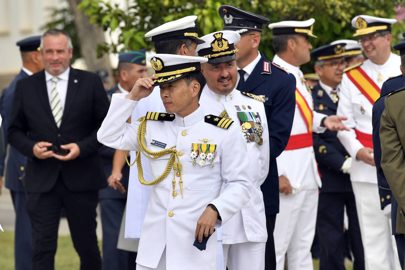 Visita de Felipe VI a la Academia General del Aire, en imágenes