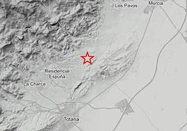 Epicentro del terremoto.