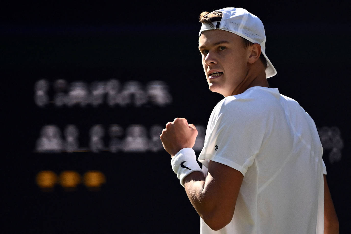 Las imágenes del partido Alcaraz-Rune en Wimbledon