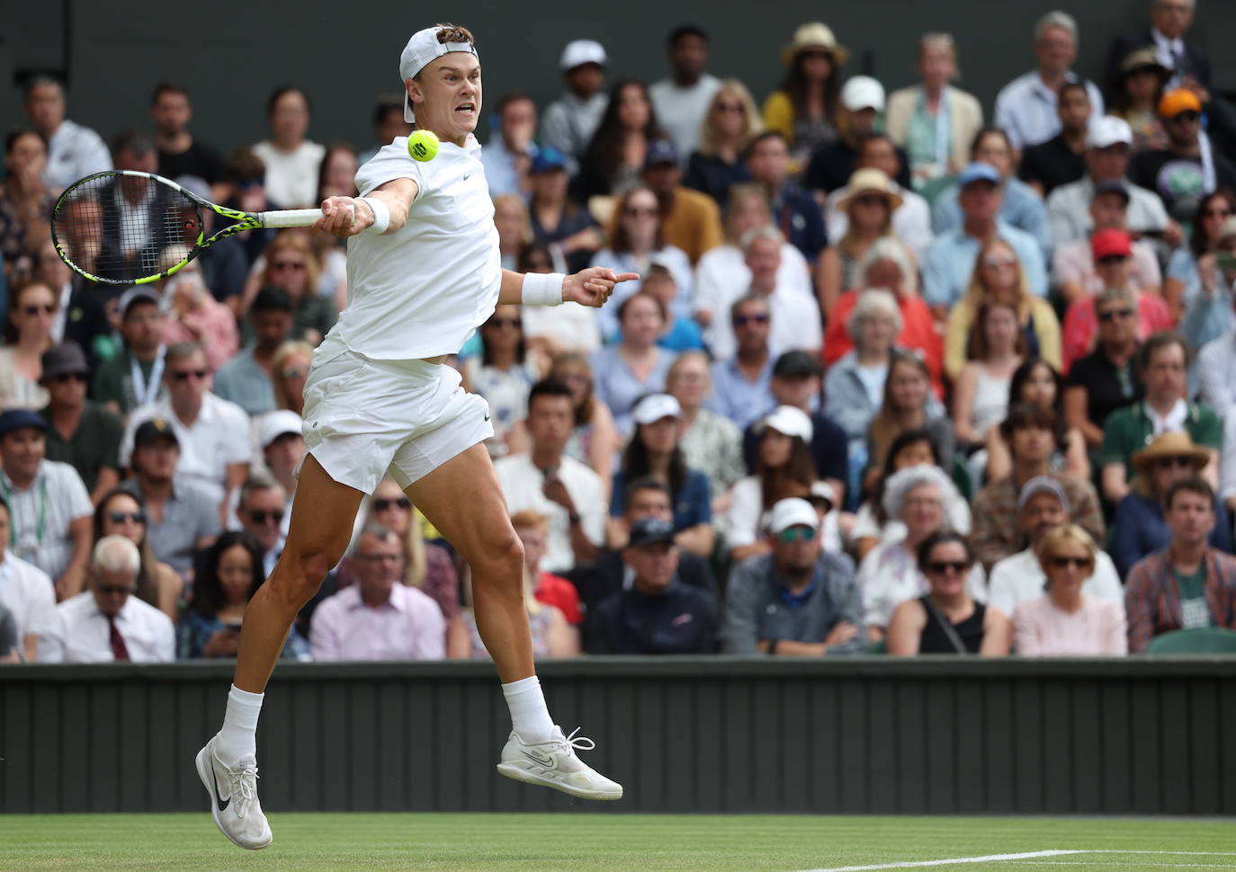 Las imágenes del partido Alcaraz-Rune en Wimbledon