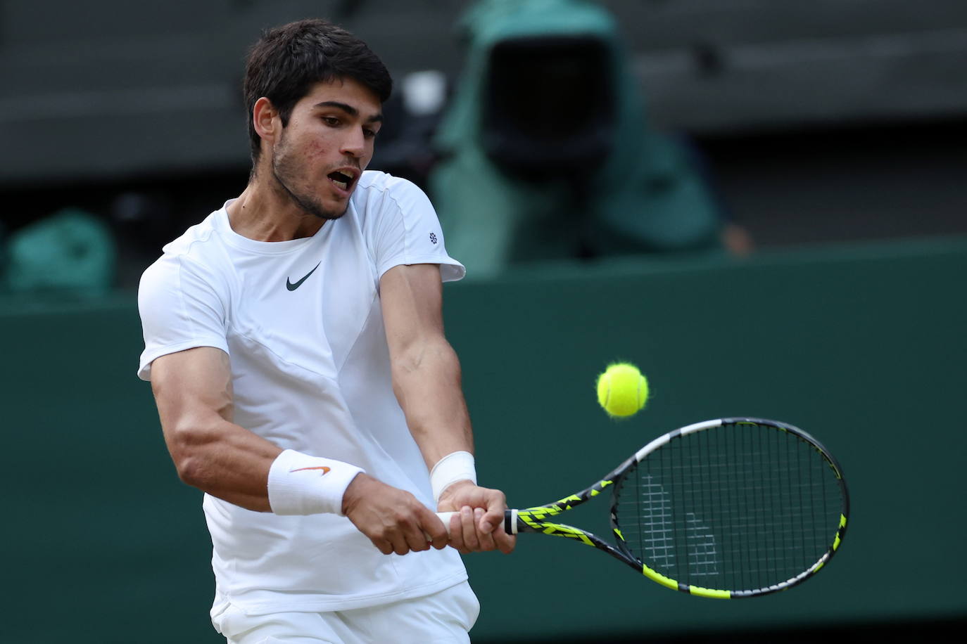 Las imágenes del partido Alcaraz-Rune en Wimbledon