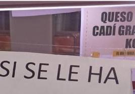 El divertido cartel de una carnicería de Murcia que está circulando por las redes.