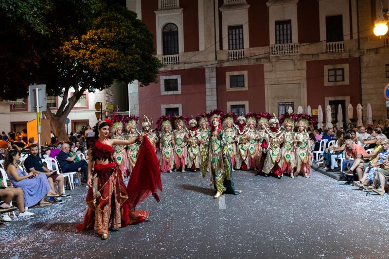 Así fue el desfile de entrada mora