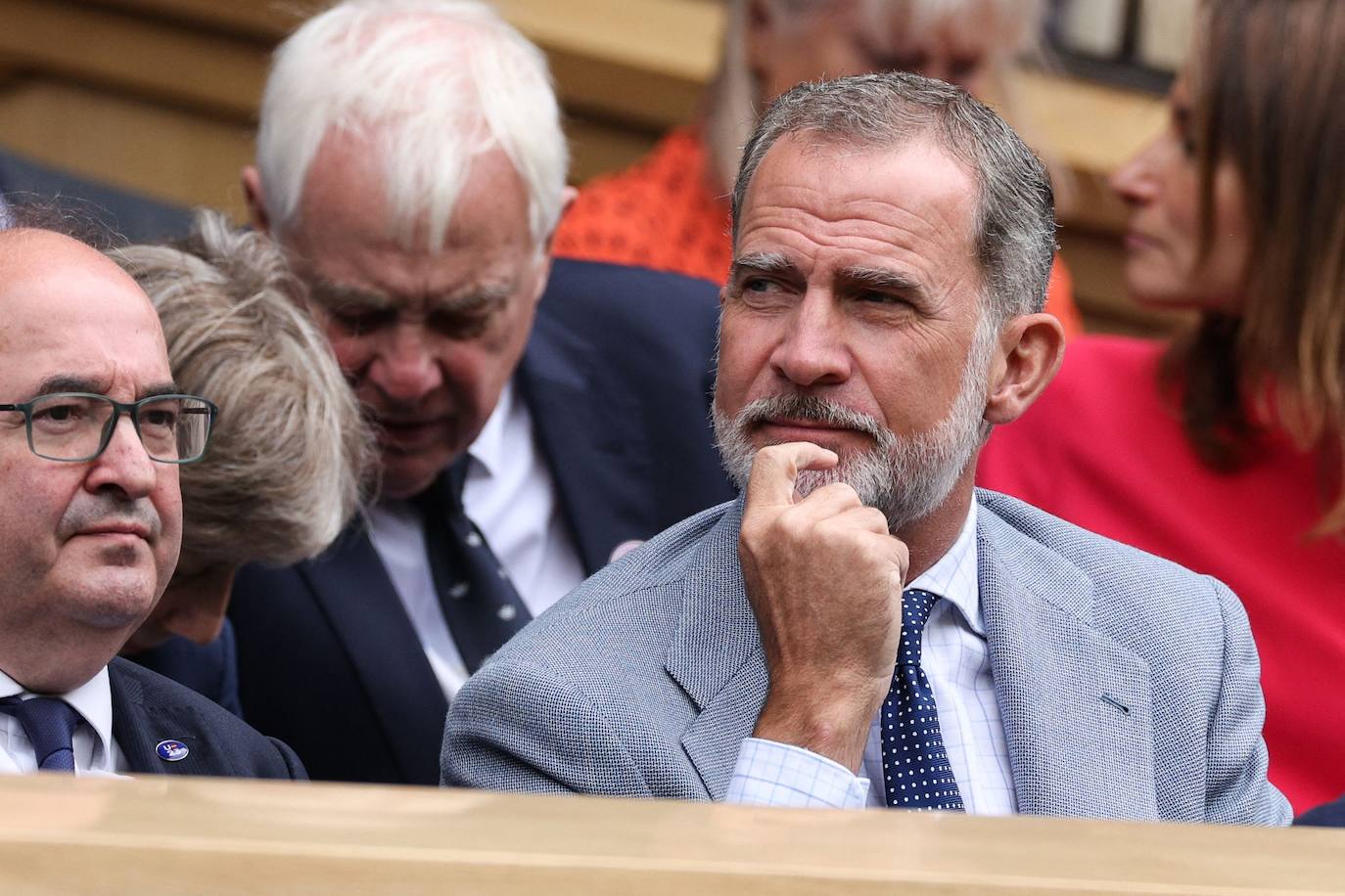 La final de Wimbledon entre Carlos Alcaraz y Novak Djokovic, en imágenes