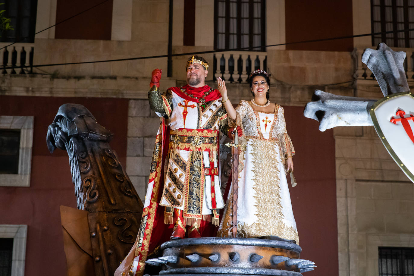 Desfile de Entrada Cristiana en Orihuela, en imágenes