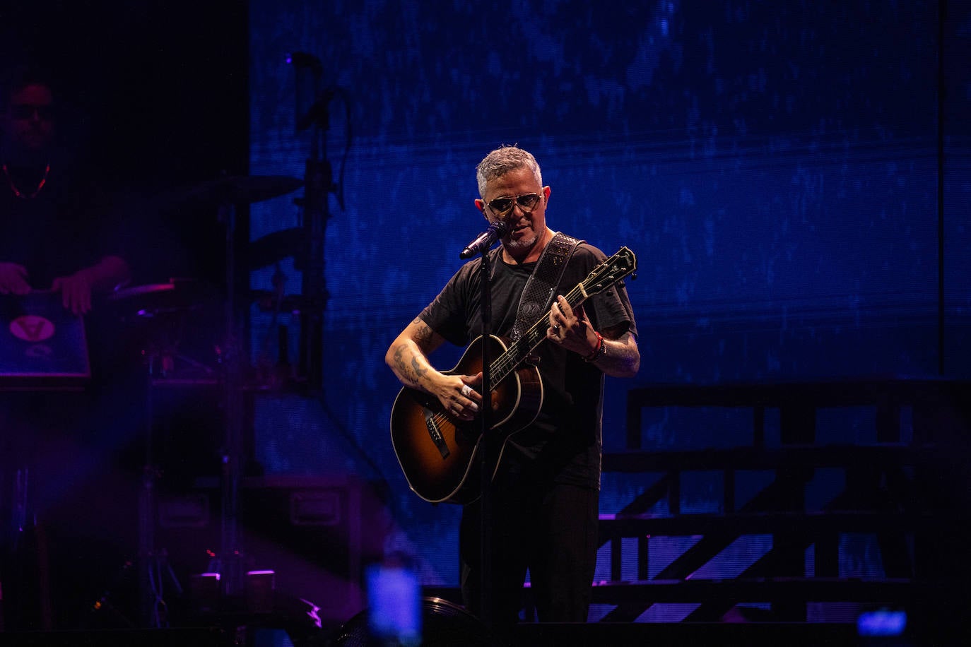 El concierto de Alejandro Sanz en Murcia, en imágenes