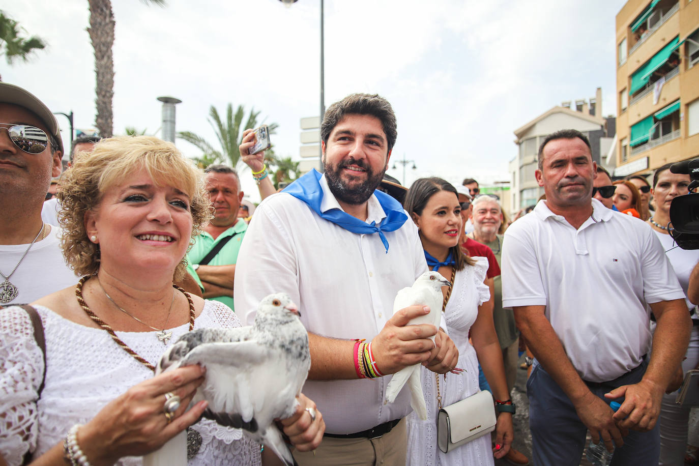 Procesión marítima de la Virgen del Carmen en Lo Pagán, en imágenes