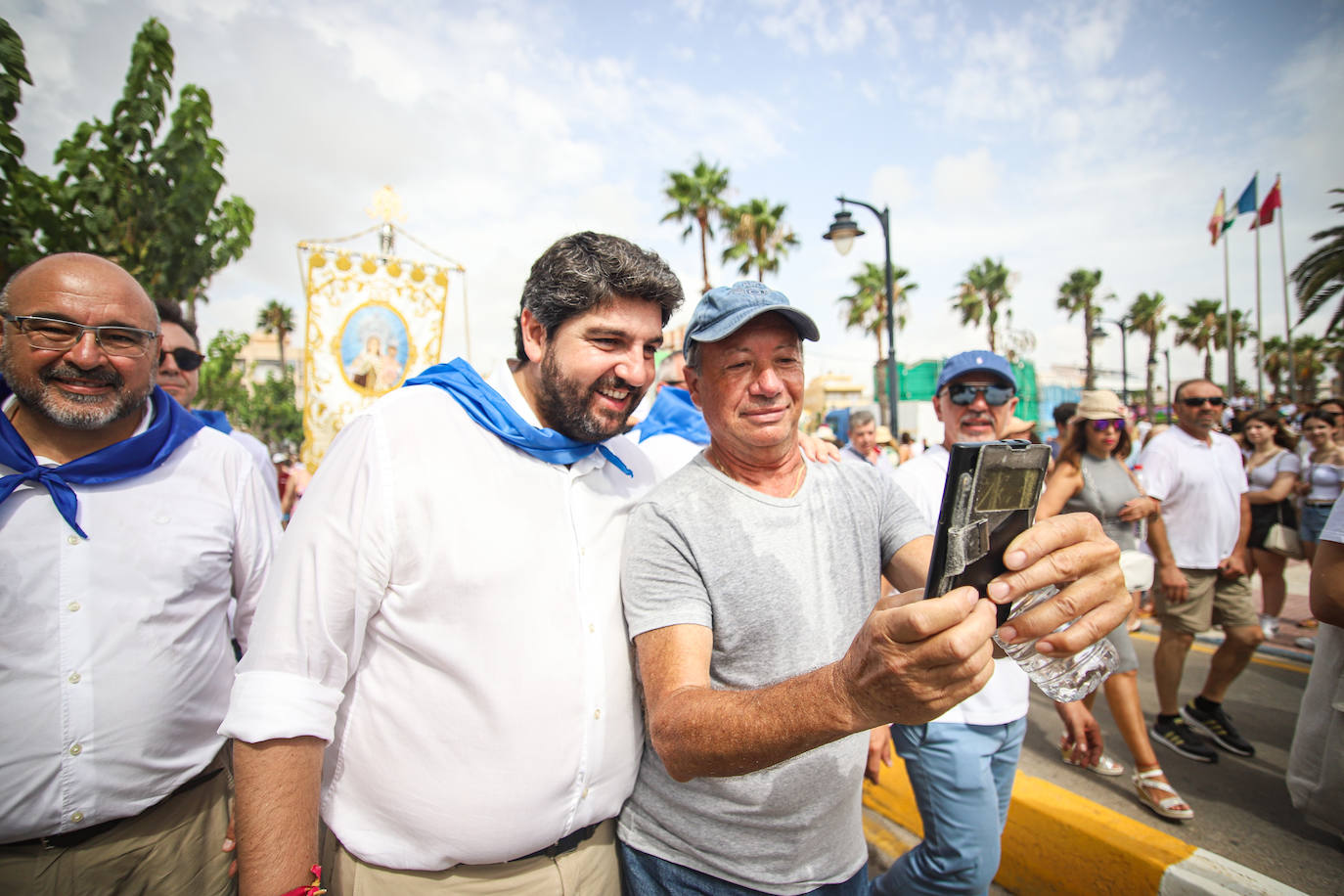 Procesión marítima de la Virgen del Carmen en Lo Pagán, en imágenes