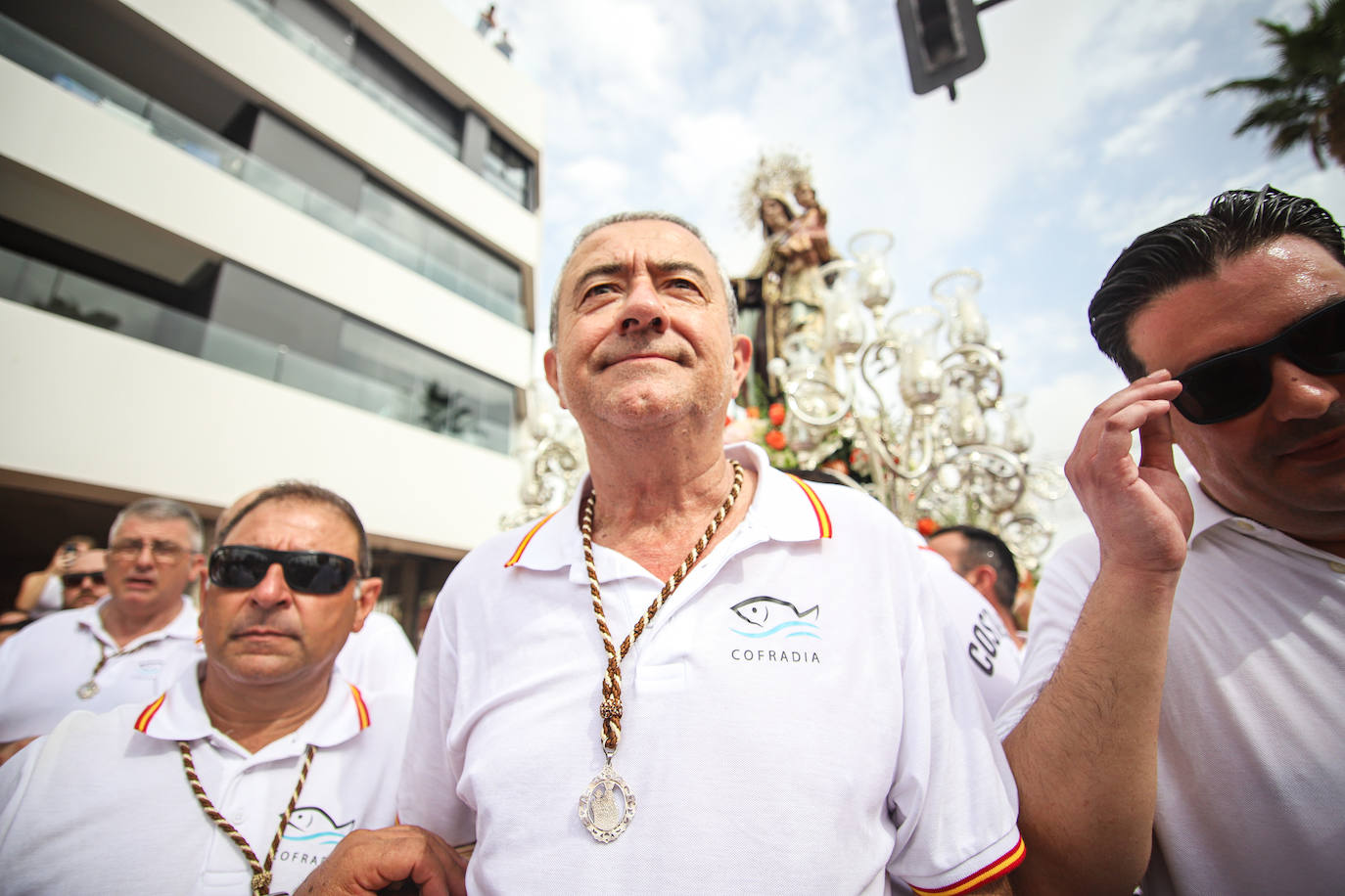 Procesión marítima de la Virgen del Carmen en Lo Pagán, en imágenes