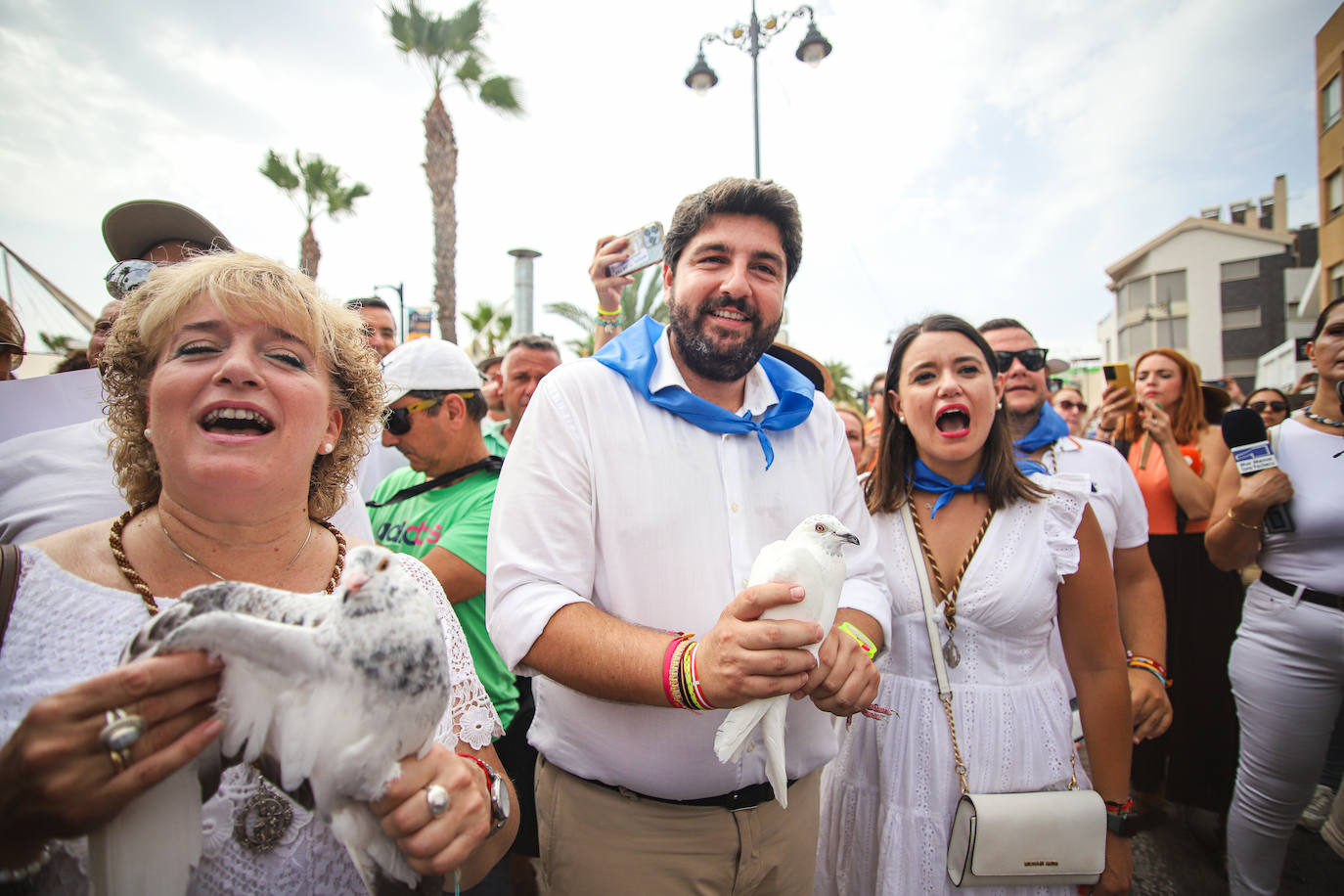 Procesión marítima de la Virgen del Carmen en Lo Pagán, en imágenes