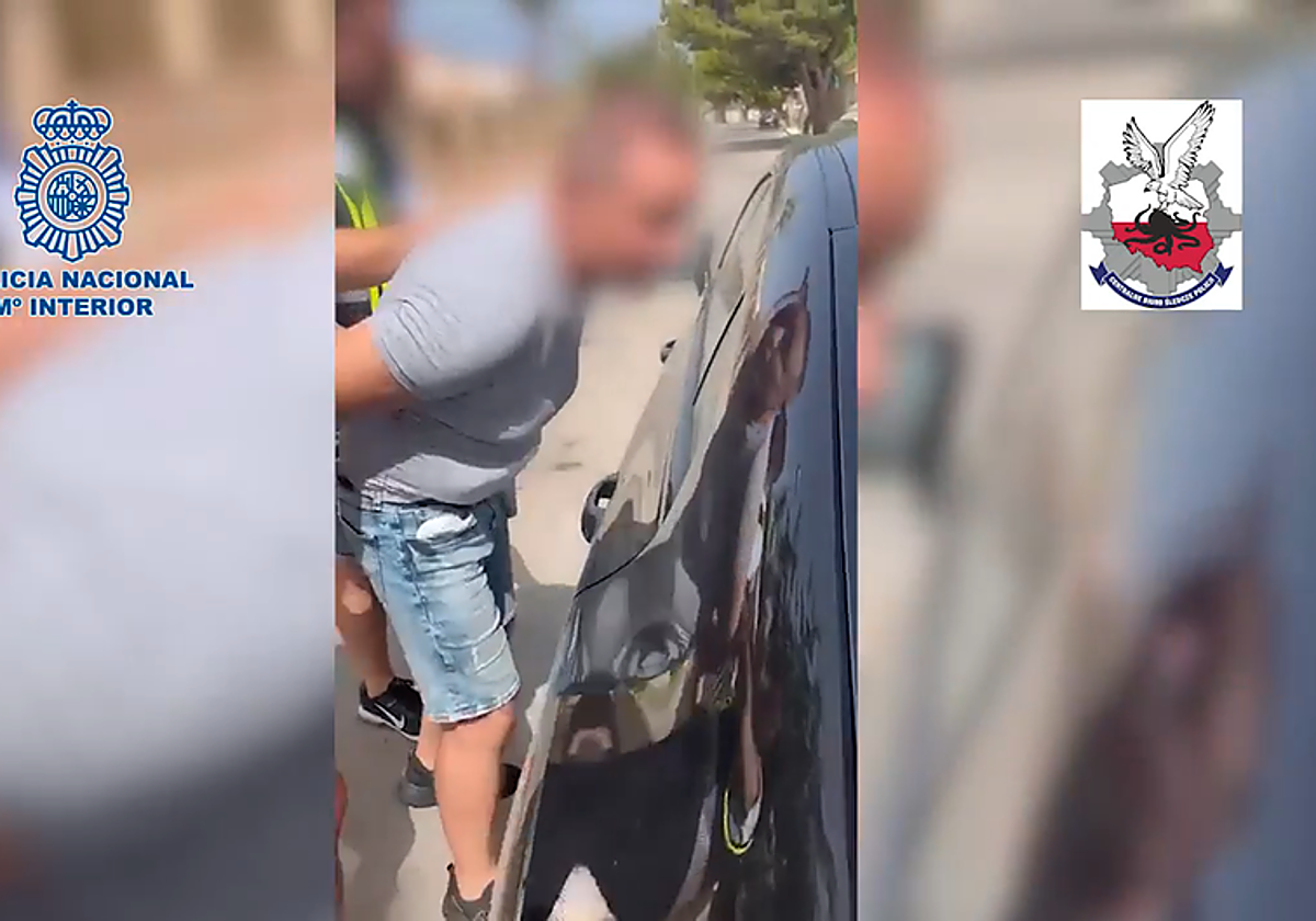 Imágenes de la detención del fugitivo polaco.