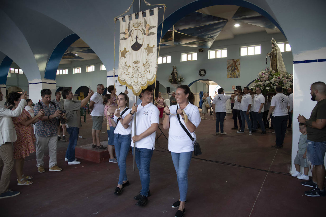 Procesión marinera de la Virgen del Carmen en Cartagena