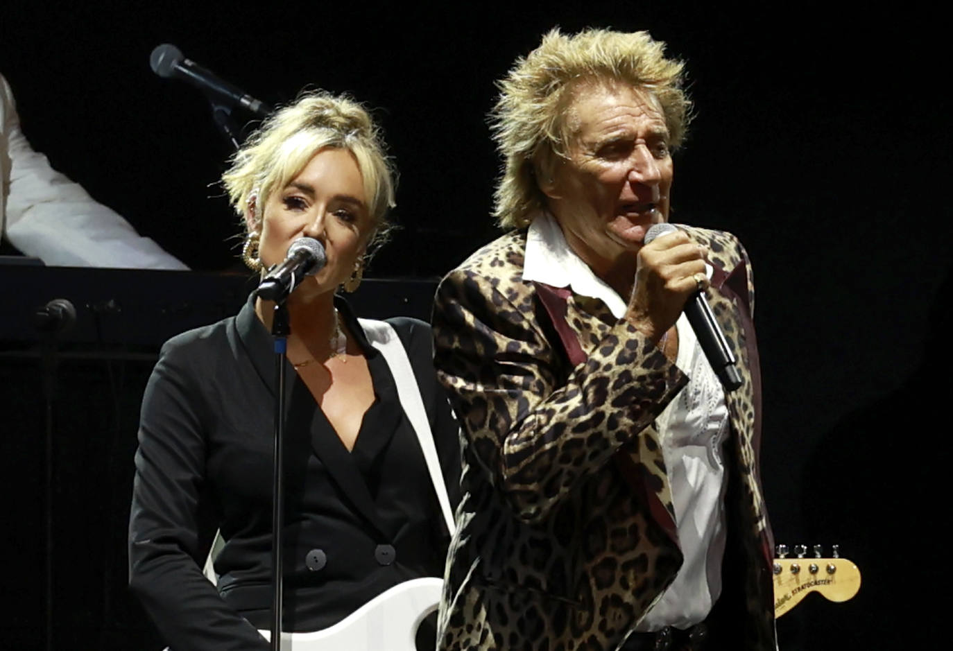 Las imágenes del concierto de Rod Stewart en Murcia