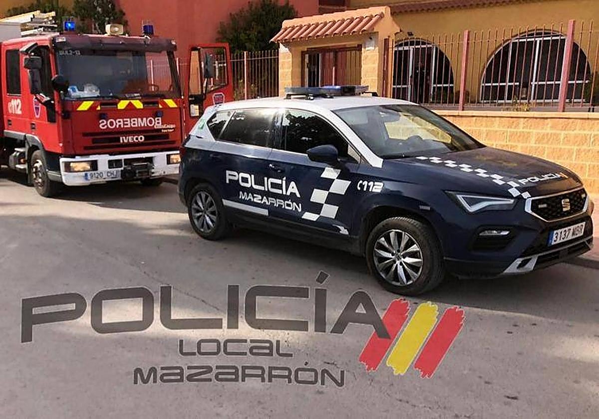 Imagen de archivo de un vehículo de la Policía Local de Mazarrón.