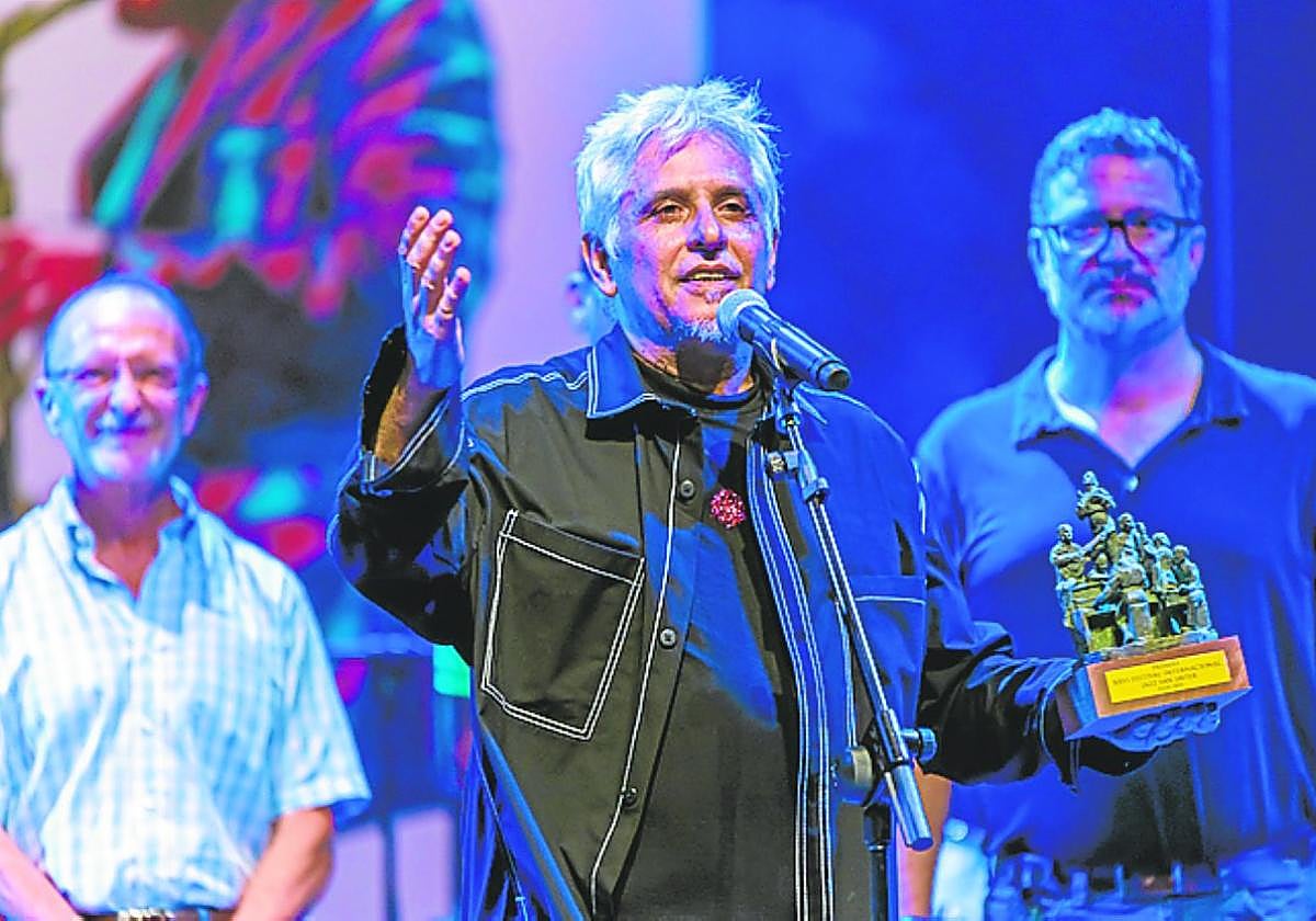 Ximo Tebar agradeció el premio otorgado por el festival.