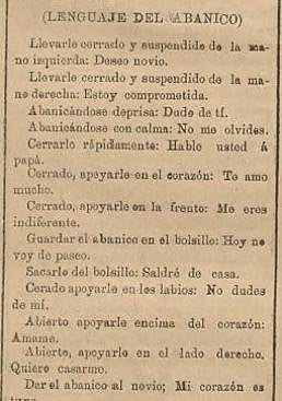 Imagen - 'La Juventud Literaria' publicó en 1898 una guía sobre práctica de los abanicos.