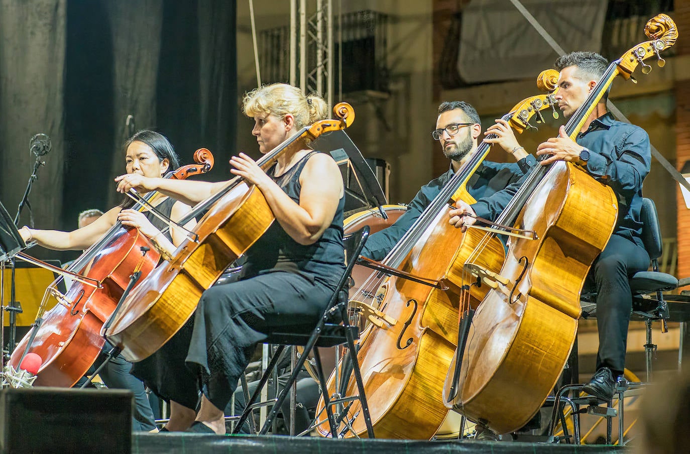 El concierto de la Orquesta Sinfónica en Blanca, en imágenes