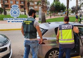 Imagen de agentes de Guardia Civil y Policía Nacional.