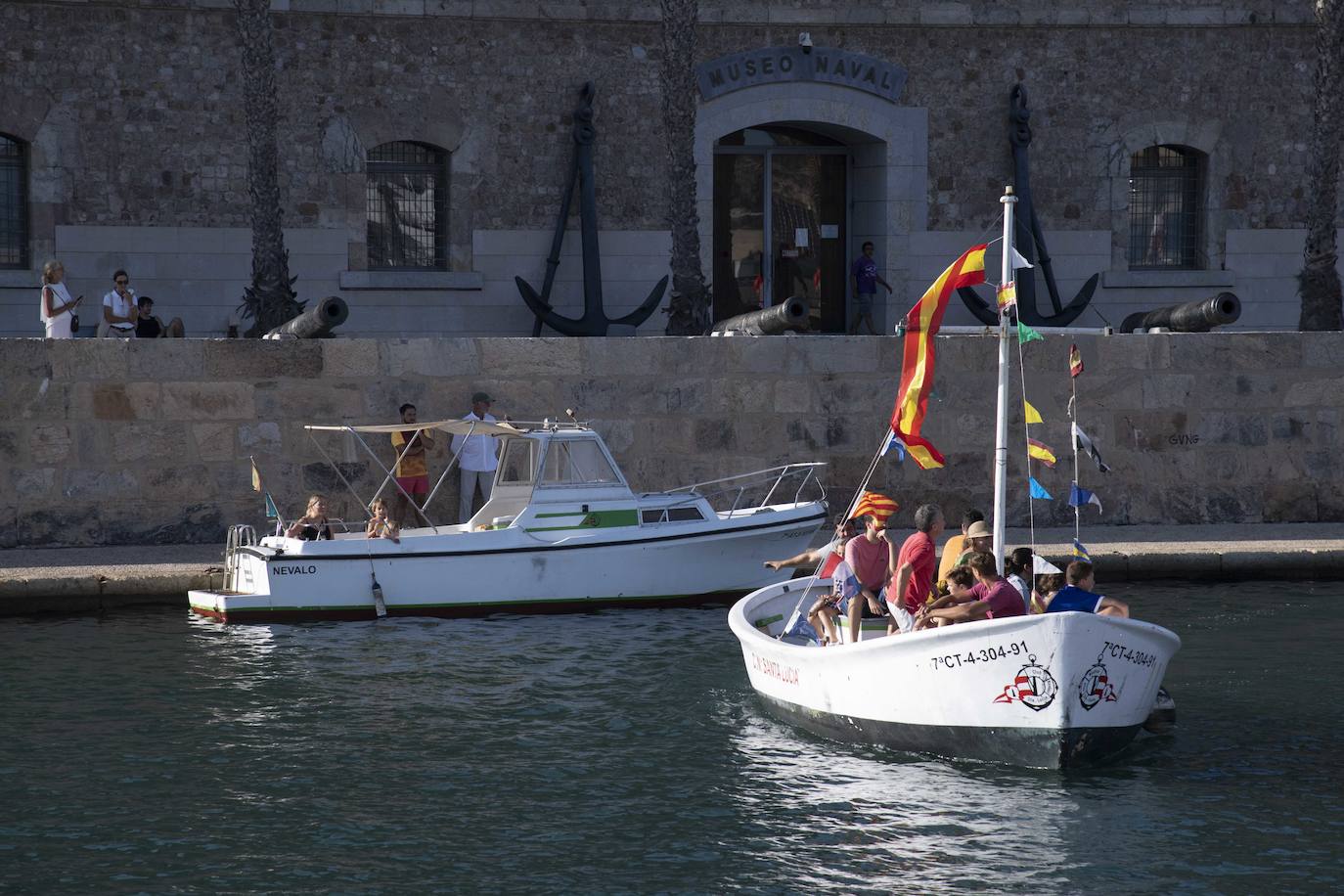 La procesión marinera de Cartagena en honor a Santiago, en imágenes