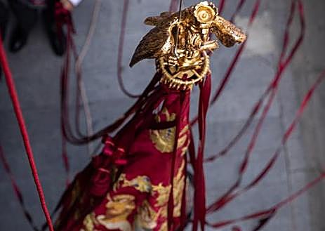 Imagen secundaria 1 - La Generalitat ejecutará la restauración de la Gloriosa Enseña del Oriol de Orihuela