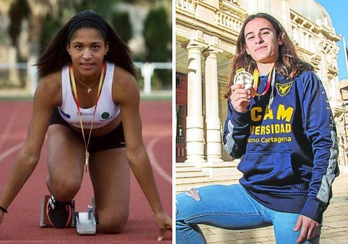 Ana Irene Elewe y Eva Ibarra.