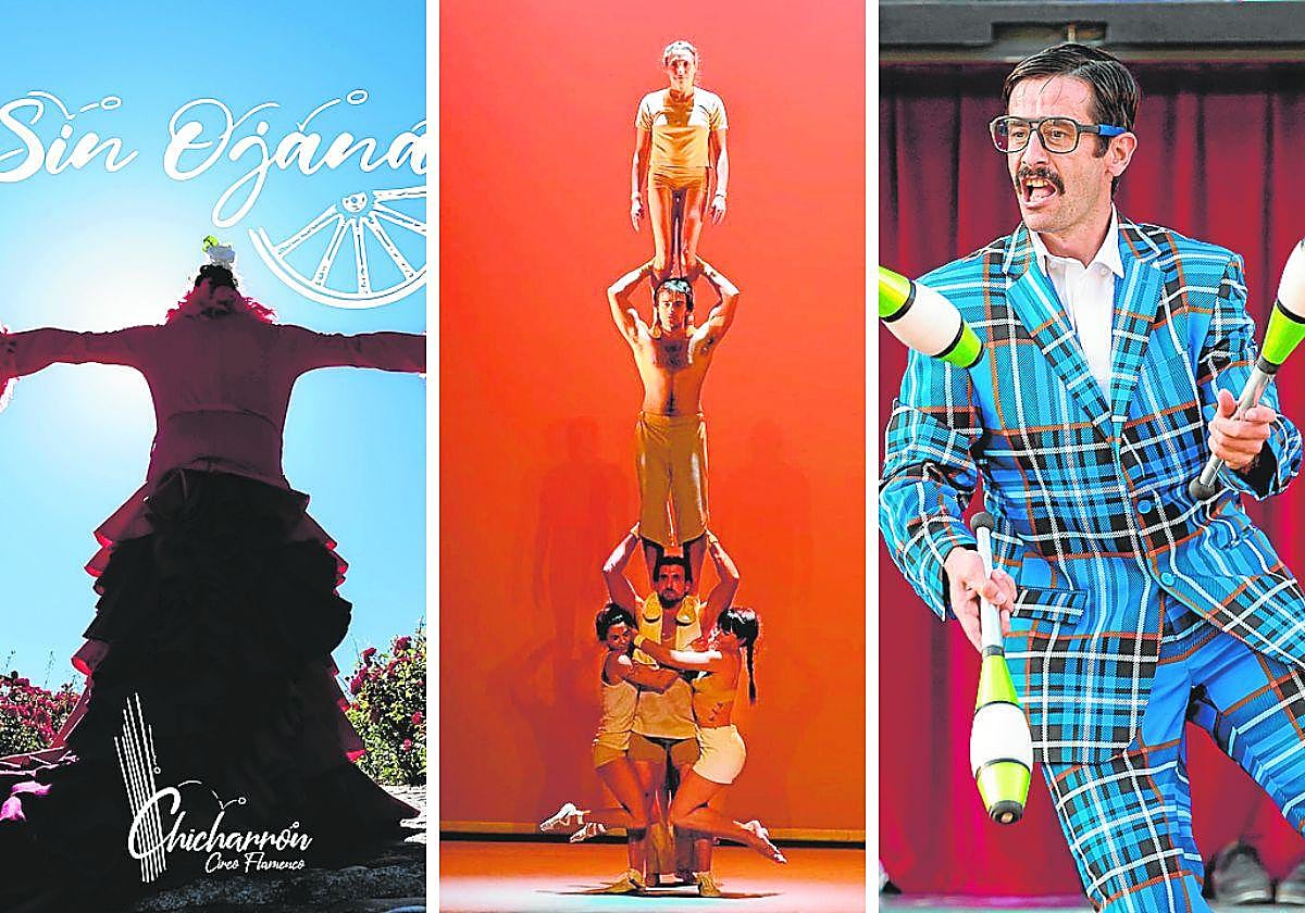 'Sin Ojana', de Chicharrón; 'Desprovisto', de UpArte; y 'White Botton, de Ramiro Vergaz.