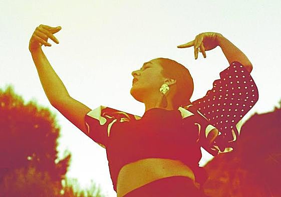 Carmen Doorá al aire libre, donde siempre se siente la mar de bien.