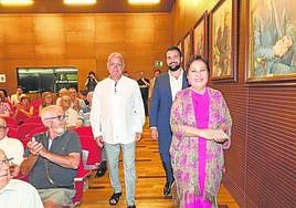 Carmen Linares en la Casa del Piñón de La Unión.