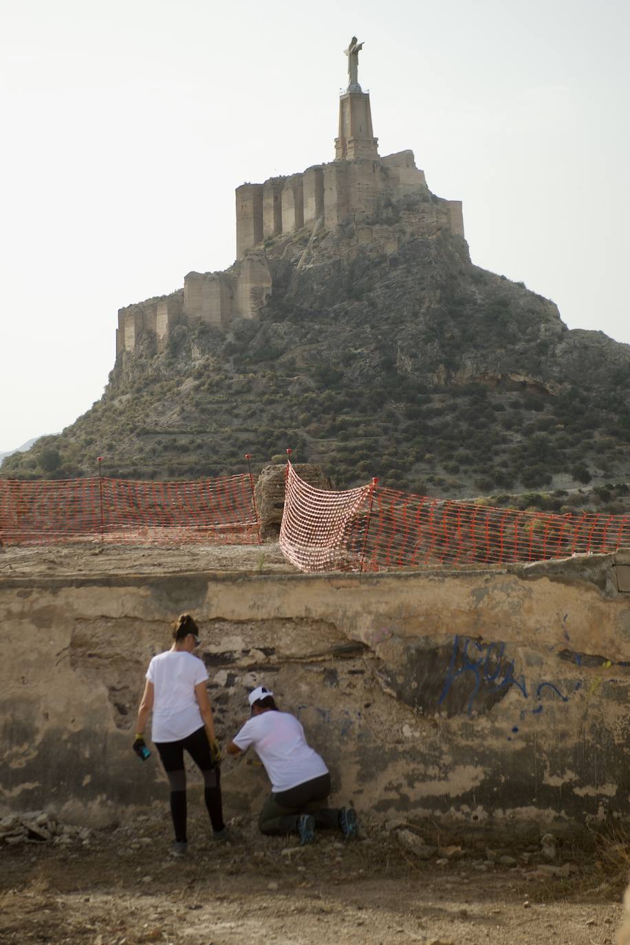 Así avanzan los trabajos en el Castillejo de Monteagudo