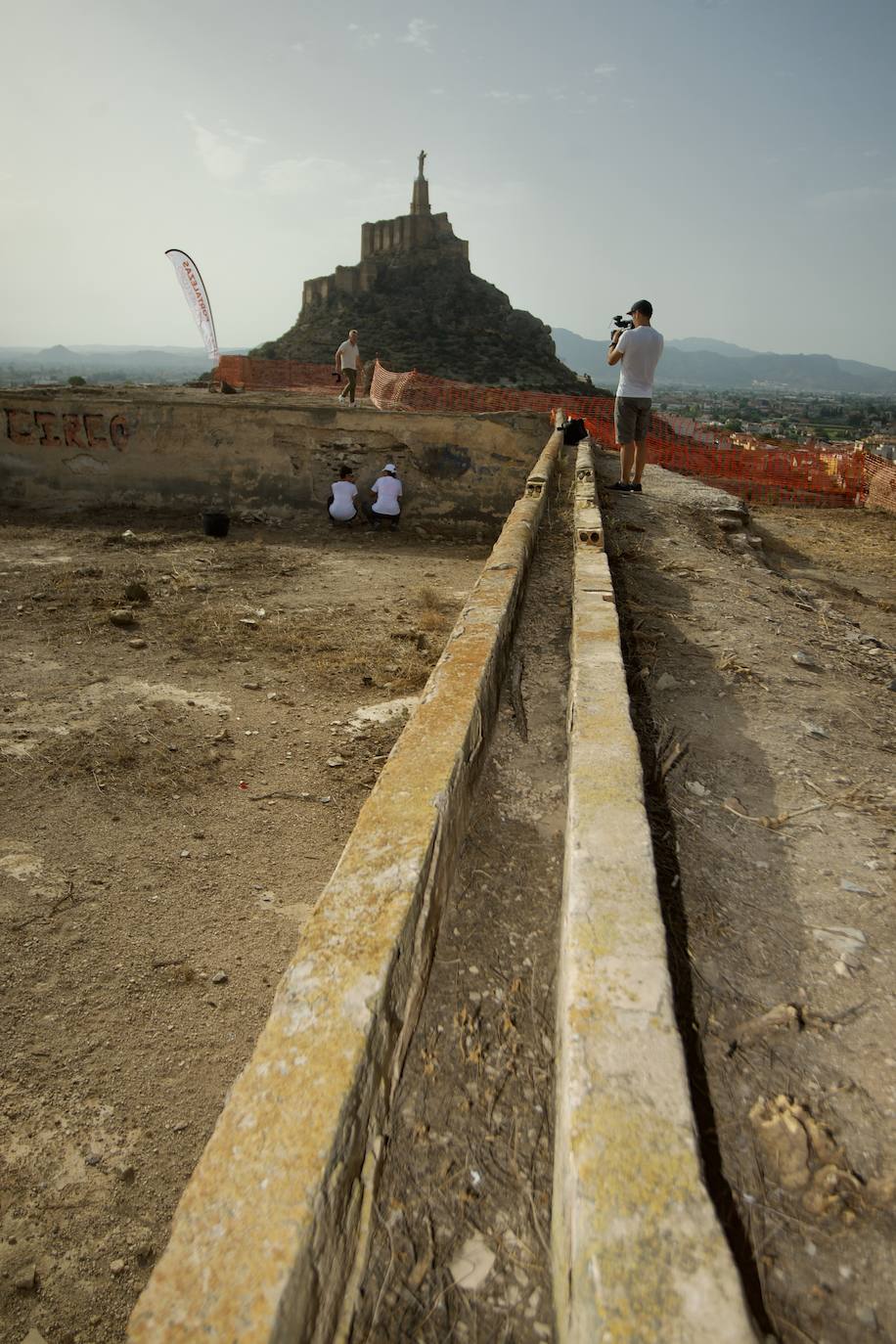 Así avanzan los trabajos en el Castillejo de Monteagudo