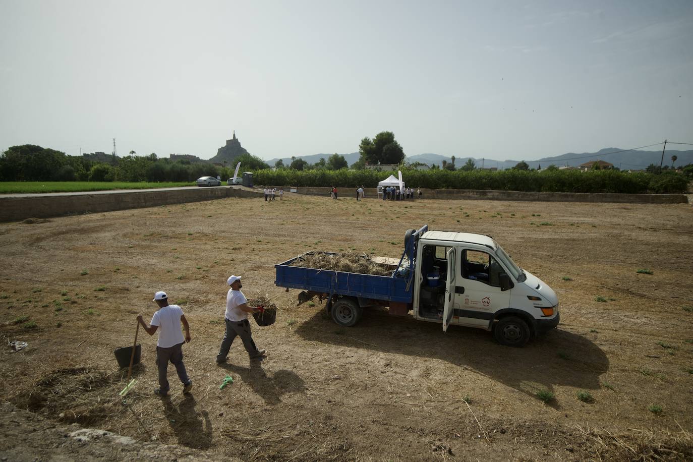 Así avanzan los trabajos en el Castillejo de Monteagudo