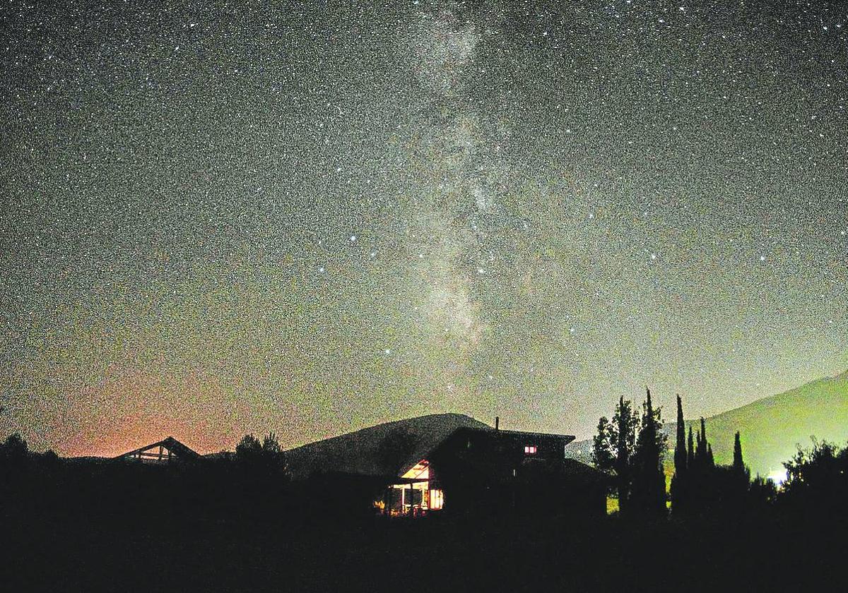 Cielo estrellado en Inazares.