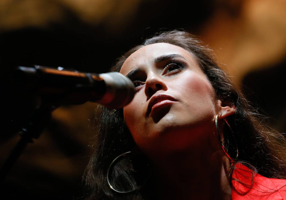 Rocío Luna, ganadora de la Lámpara Minera.