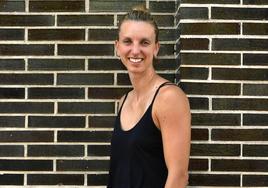 Laura Gil, máxima medallista del baloncesto español, en Murcia.