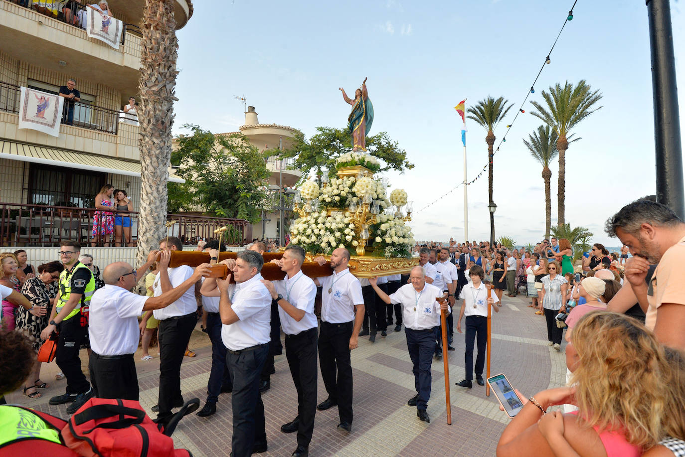 Procesión de la Virgen de la Asunción en Los Alcázares
