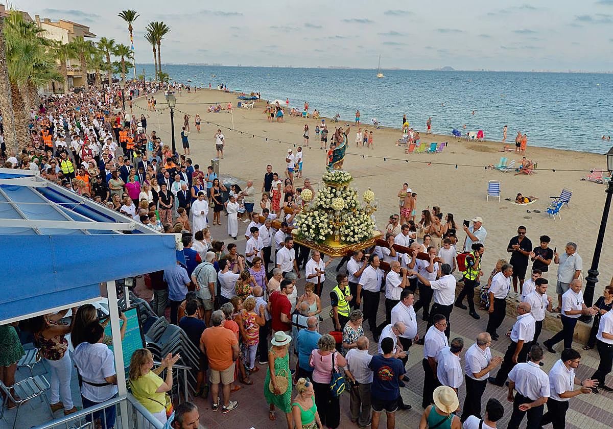 Procesión de la Virgen de la Asunción en Los Alcázares