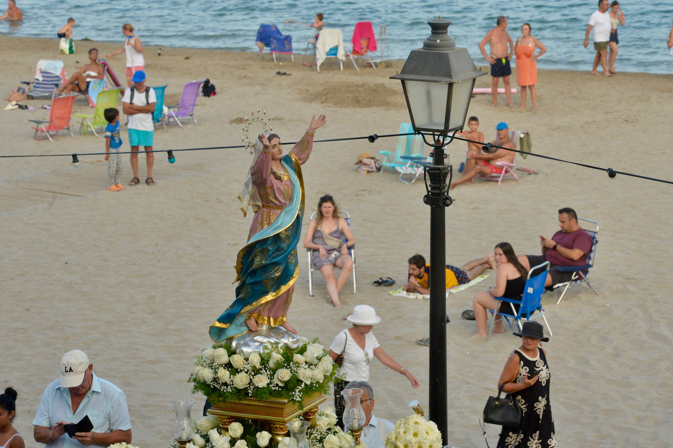 Procesión de la Virgen de la Asunción en Los Alcázares
