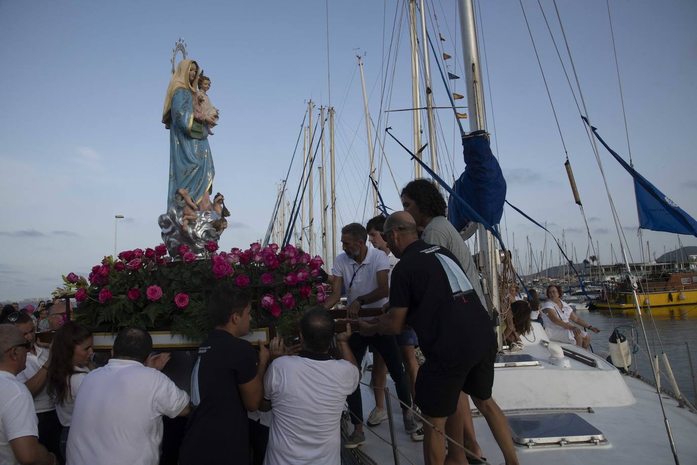 Procesión de la Virgen del Mar en Cabo de Palos y Los Nietos