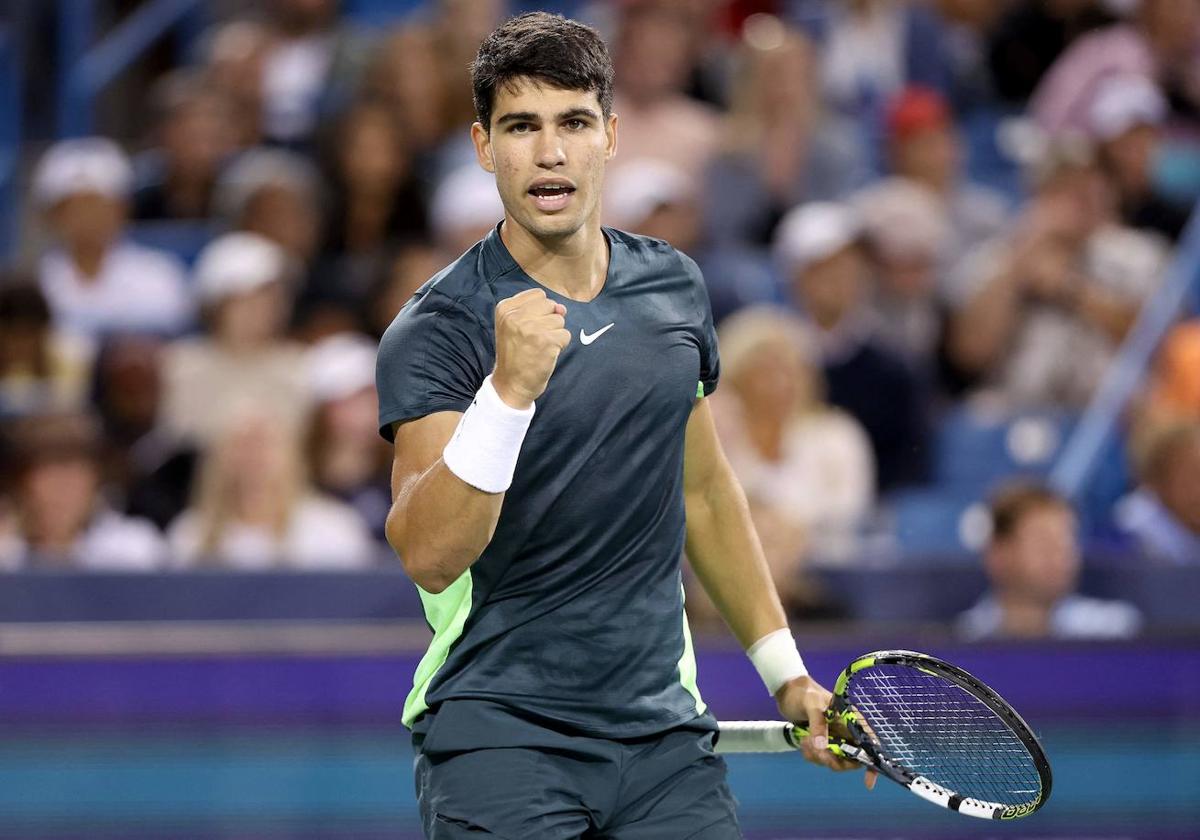 Alcaraz vence a Thompson en el masters 1.000 de Cincinnati y pasa a octavos