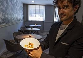 Chawanmushi de bonito de La Azohía en el restaurante Magoga (1 Estrella Michelin) de Cartagena.