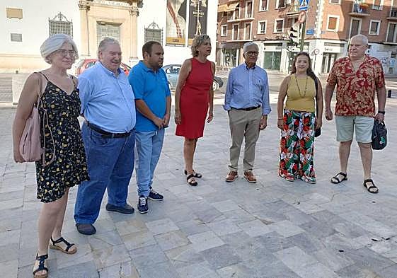 Representantes de Murcia y Santa María Capua Vetera, en el hermanamiento de ambas ciudades.