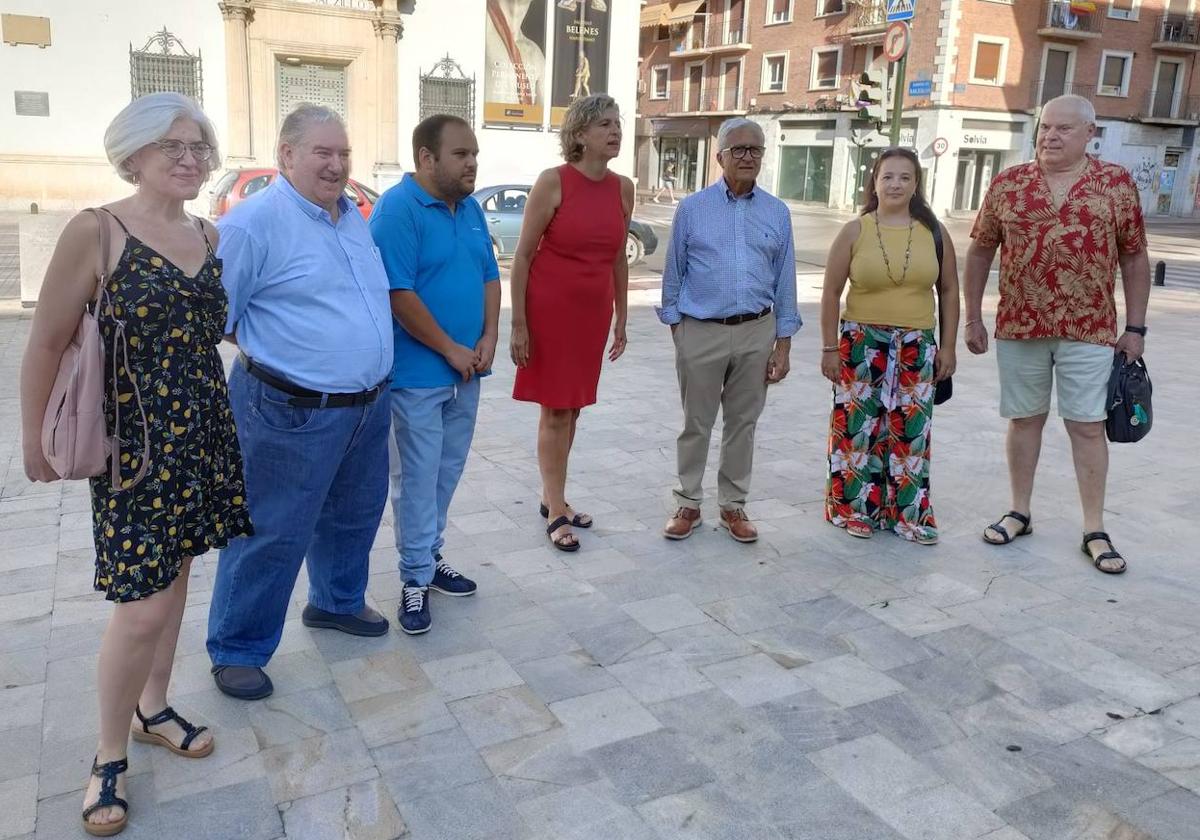 Representantes de Murcia y Santa María Capua Vetera, en el hermanamiento de ambas ciudades.